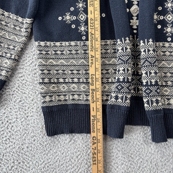 Ralph Lauren Denim & Supply Cardigan Womens Medium Aztec Fair Isle Shawl Collar - Picture 4 of 10